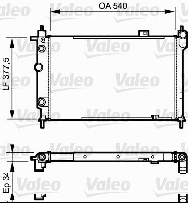 VALEO Radiateur 730994