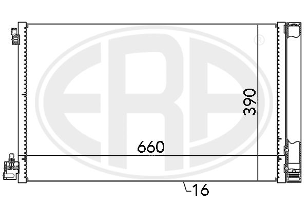 Конденсатор, система кондиціонування повітря, Era 667049