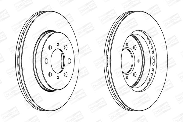 Диск тормозной (передний) на 200, 25, 400, 45, CR-X, Civic, Coupe, Insight, Integra, Jazz, Mobilio, Orthia, Streetwis...