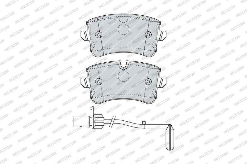 FERODO Plaquettes de frein à disque FDB4393
