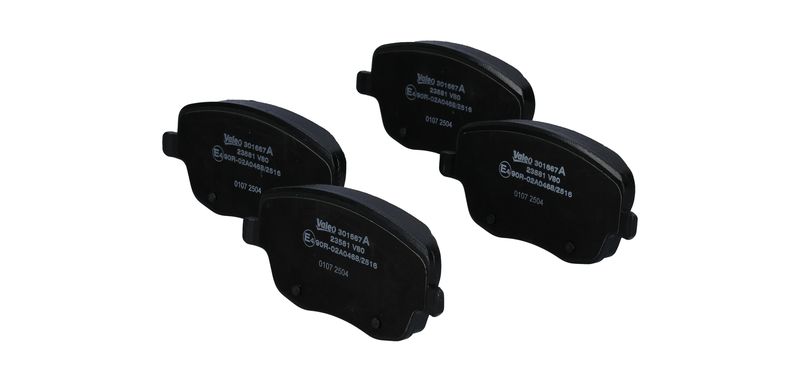 Piduriklotsi komplekt, ketaspidur, VALEO 301667A