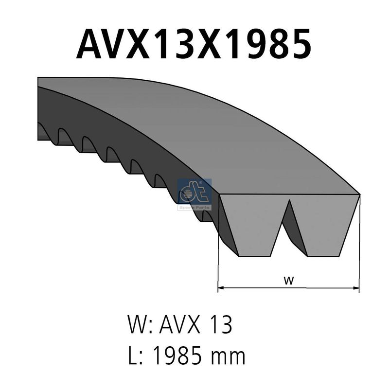 Set curea transmisie 2.15390 DT Spare Parts