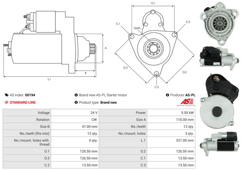 AS-PL S0194 Starter