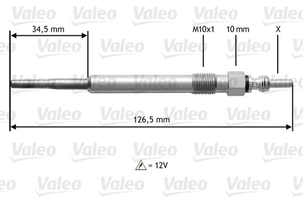 VALEO Gloeibougie 345122