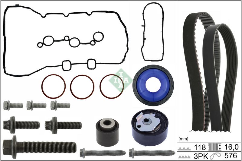 Juego de correas dentadas