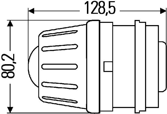 HELLA 1BL 009 071-001 Headlight