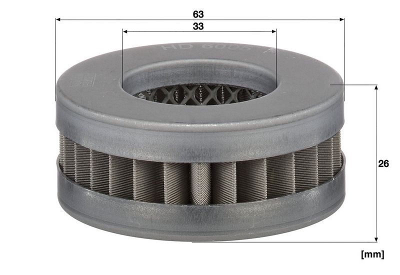 Hydraulisch filter (patroon) past: CLAAS 920, 930, 940, 950  MASSEY FERGUSON 5335, 5410, 5440, 5450, 5460, 5465, 5475, 5608, 5609, 5610, 5611, 5611 DYNA 4, 5611 DYNA 6, 5612, 5612 DYNA 4