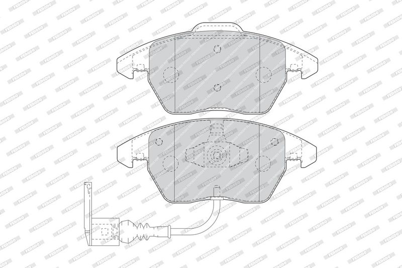FERODO Plaquettes de frein à disque FDB1641