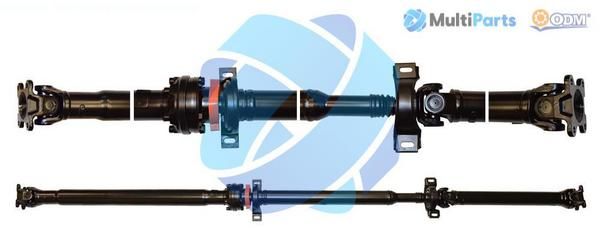 Multiparts 10-140480 - Propshaft, axle drive