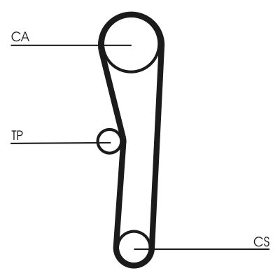 CONTINENTAL CTAM CT1008K1 Timing Belt Kit