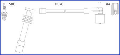 HITACHI gyújtókábelkészlet 134251