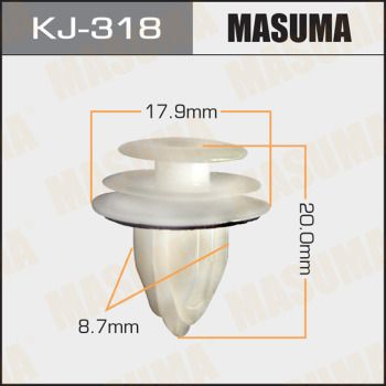 Затискач, декоративна/захисна накладка, Masuma KJ318