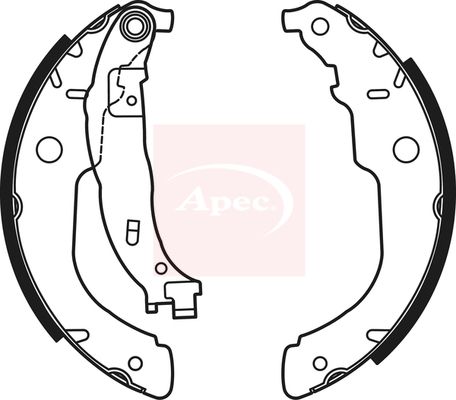 APEC Brake Shoe Set SHU711