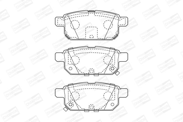 Колодки гальмівні (задні) на Baleno, SX4, Seria 7, Seria 8, Swift, Vitara