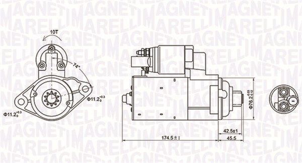 Стартер, Magneti Marelli 063721409010