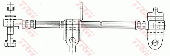 Гальмівний шланг, Trw PHD953