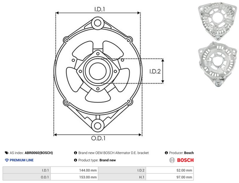 AS-PL ABR0060(BOSCH) Protective Cap, alternator