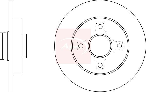 APEC Brake Disc DSK2812