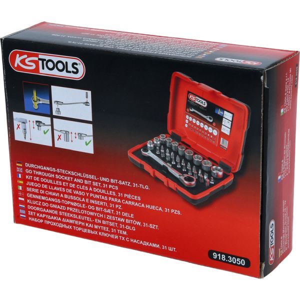 Padrunvõtmete komplekt, KS TOOLS 918.3050