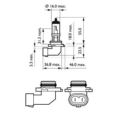 PHILIPS 9006PRC1 Bulb, spotlight