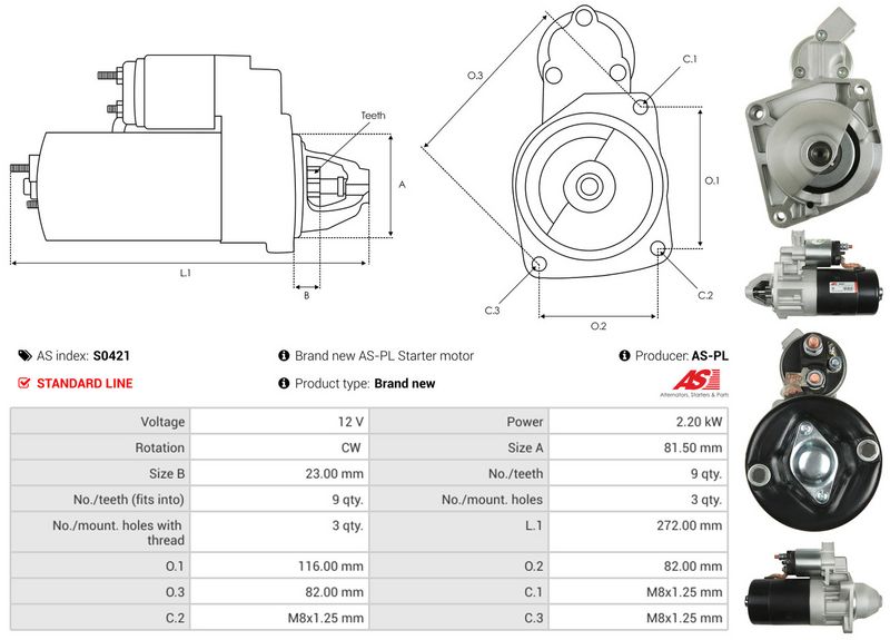 AS-PL S0421 Starter