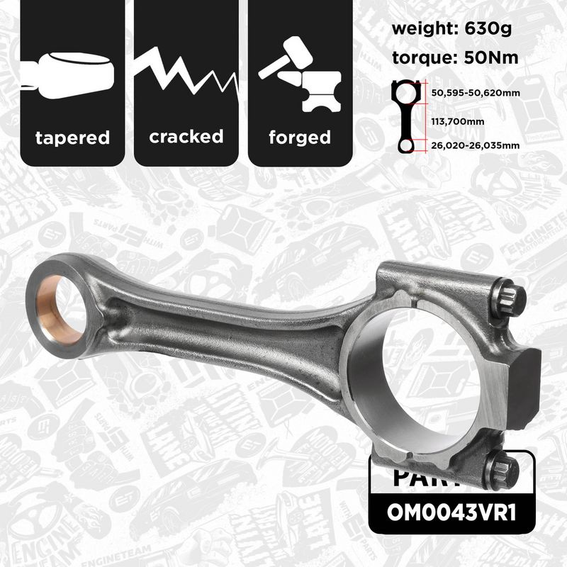Product Image - Plunjerset - OM0043VR1 - ET ENGINETEAM