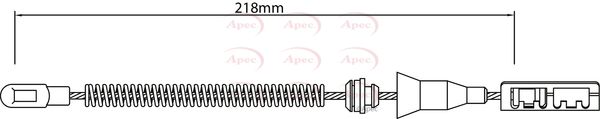 APEC Cable Pull, parking brake CAB1472