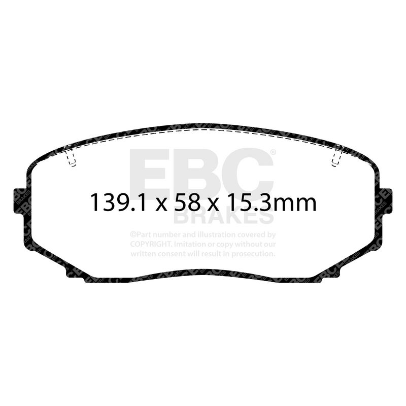 EBC Brakes Remblokkenset, schijfrem DP42463R