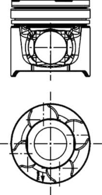 Поршень KOLBENSCHMIDT