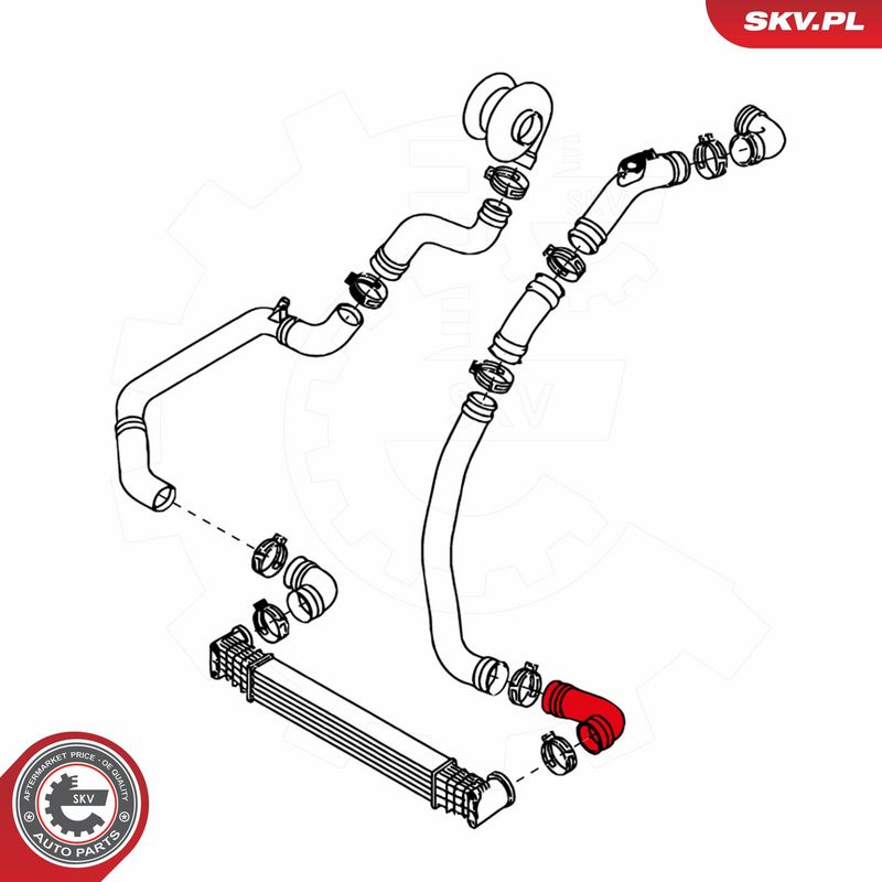 ESEN SKV 24SKV103 Charge Air Hose