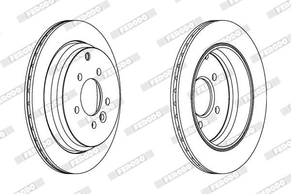 FERODO DDF1431 Brake Disc
