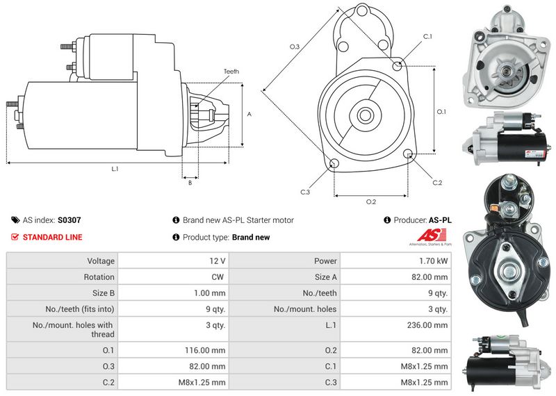 AS-PL S0307 Starter