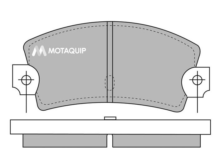 MOTAQUIP fékbetétkészlet, tárcsafék LVXL568