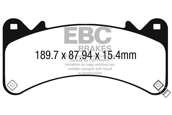 EBC Brakes Brake Pad Set, disc brake DPX3067
