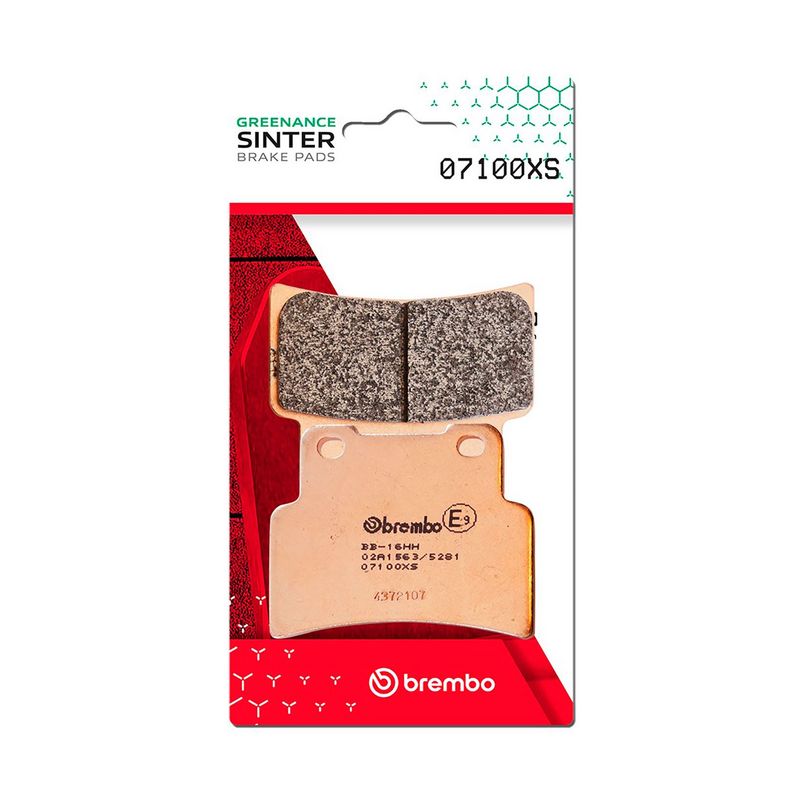 BREMBO Brake Pad Set, disc brake 07100XS