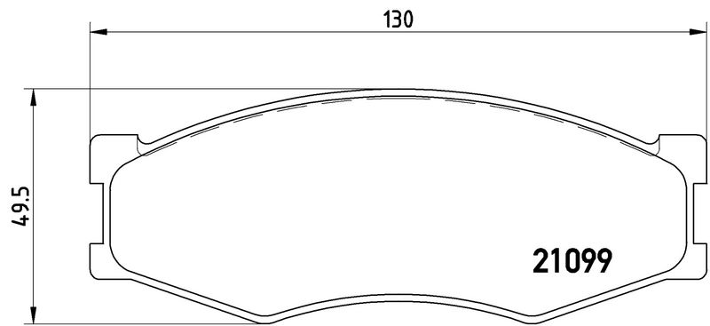 BREMBO P56014 Brake Pad Set, disc brake