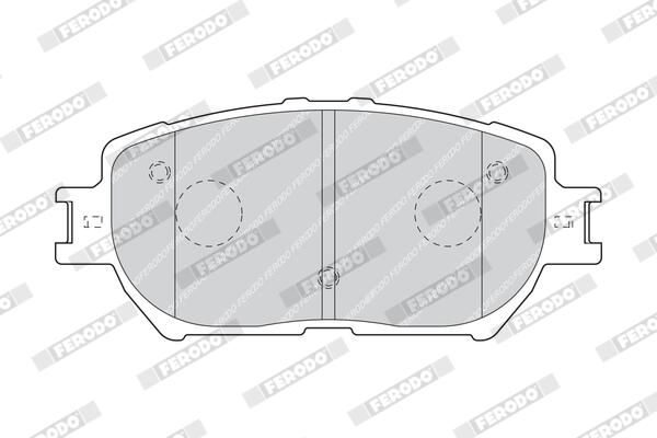 FERODO FDB1620 Brake Pad Set, disc brake