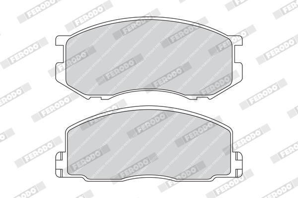 FERODO FDB306 Brake Pad Set, disc brake
