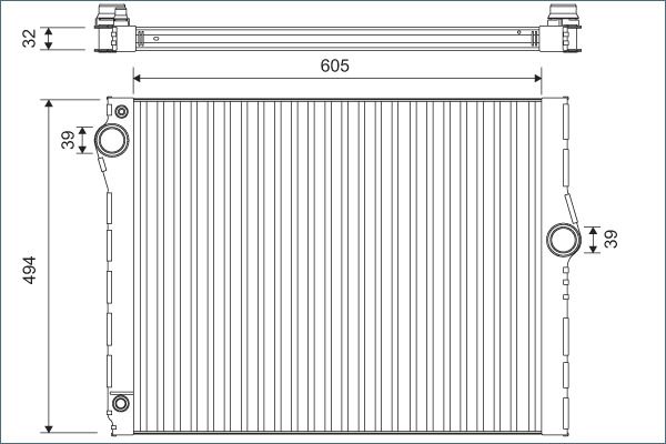 VALEO Radiateur 701172