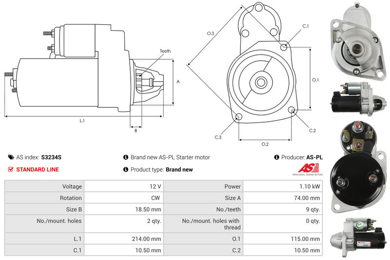 AS-PL S3234S Starter