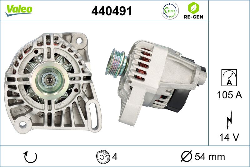 VALEO Dynamo / Alternator 440491