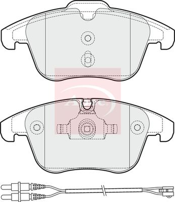 APEC Brake Pad Set, disc brake PAD1824