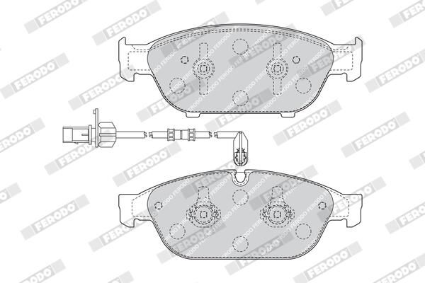 FERODO FDB4397 Brake Pad Set, disc brake