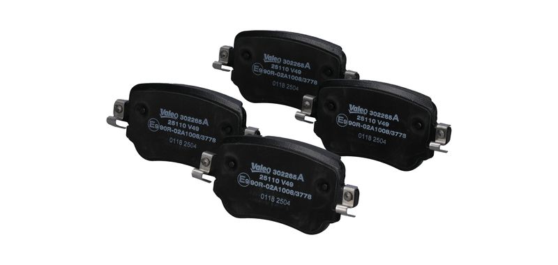 Piduriklotsi komplekt, ketaspidur, VALEO 302265A