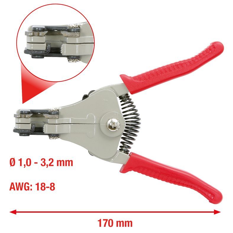 Automatisk avisoleringstång 1-3,2mm