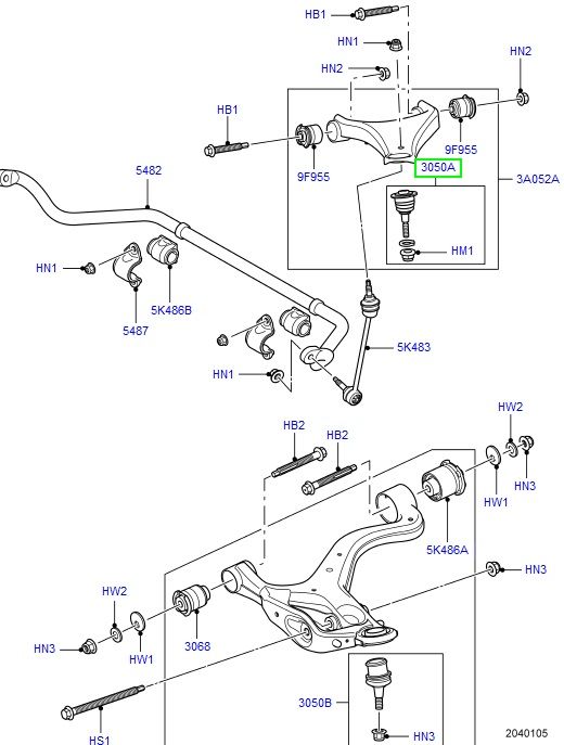 AG PARTS 10143 Ball Joint