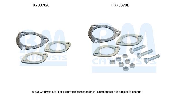 BM CATALYSTS szerelőkészlet, kipufogócső FK70370