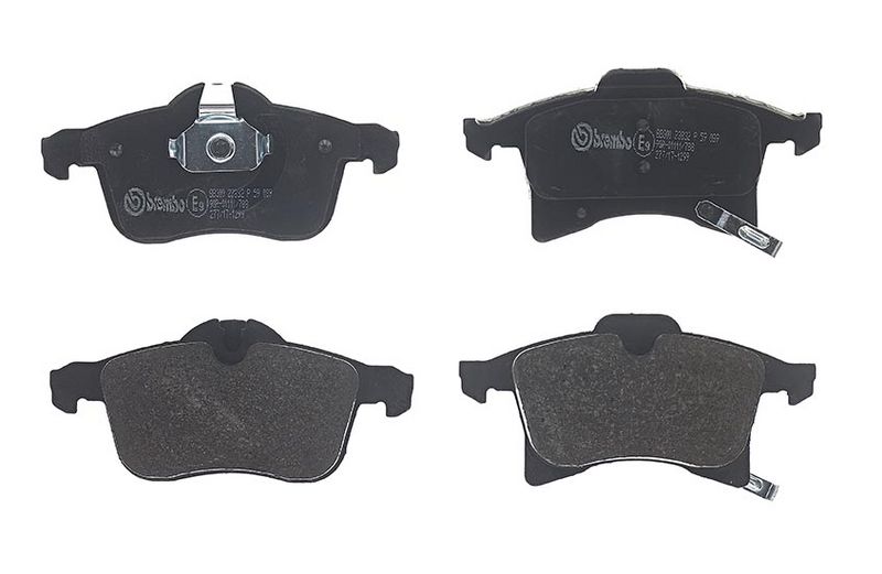 комплект спирачно феродо, дискови спирачки BREMBO