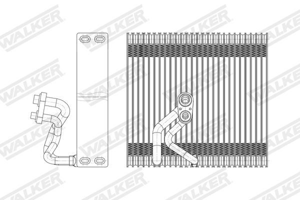 VERDAMPFER KLIMAANLAGE WALKER WEV00148 8