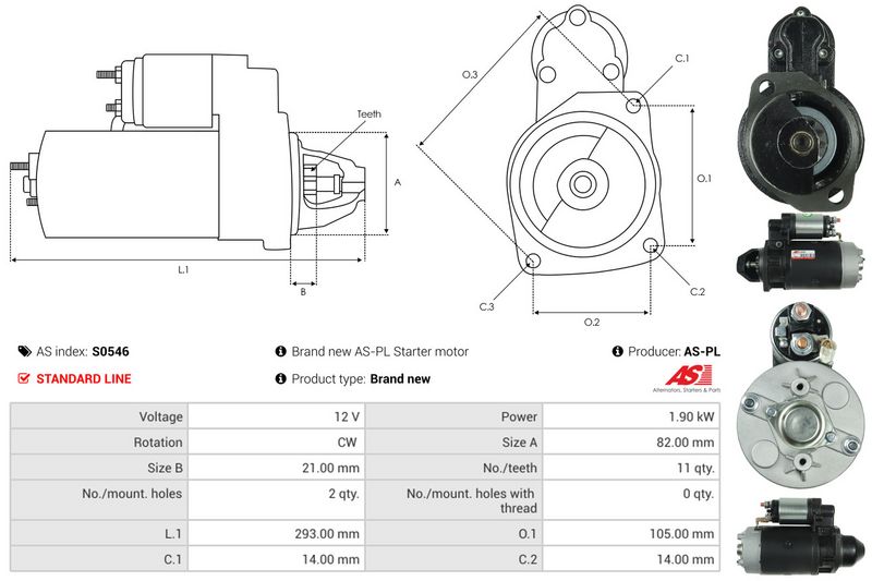 AS-PL S0546 Starter